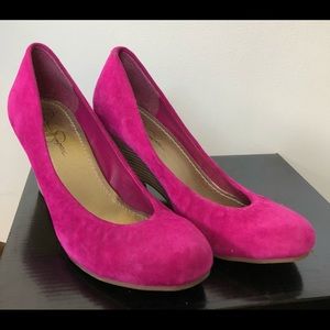 Jessica Simpson wedge pumps
